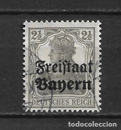 Sellos: alemania bayern 1919 michel 136 usado 3.20&euro; - 2/6
