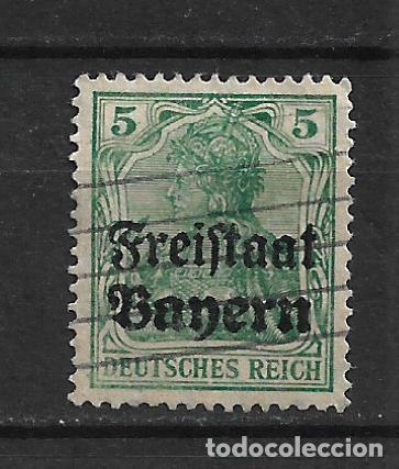 Sellos: alemania bayern 1919 michel 138 usado 3.20&euro; - 2/6