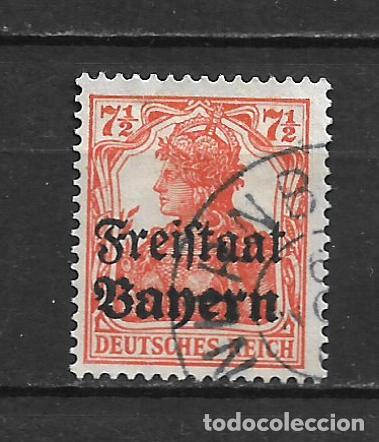 Sellos: alemania bayern 1919 michel 139 usado 3.20&euro; - 2/6