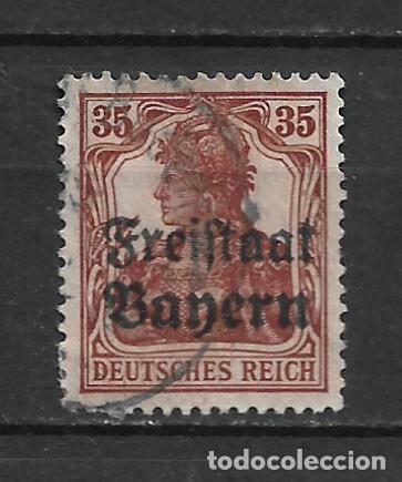 Stamps: alemania bayern 1919 michel 144 usado 3.20&euro; - 2/6