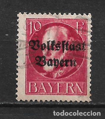 Sellos: alemania bayern 1919 michel 119 II A usado 3.20&euro; - 2/6