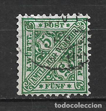 Sellos: alemania wurttemberg 1890 michel 209 usado 3.20&euro; - 2/10