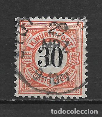 Sellos: alemania wurttemberg 1900 michel 61 usado 7&euro; - 2/11