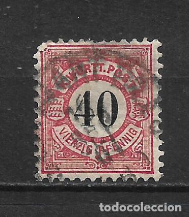 Sellos: alemania wurttemberg 1900 michel 62 usado 8&euro; - 2/11