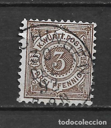 Sellos: alemania wurttemberg 1890 michel 55 usado - 2/11