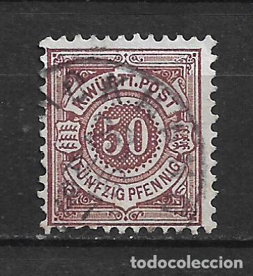 Sellos: alemania wurttemberg 1890 michel 59 usado 1.20&euro; - 2/11