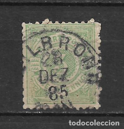Sellos: alemania wurttemberg 1875 michel 44 usado 2&euro; - 2/11