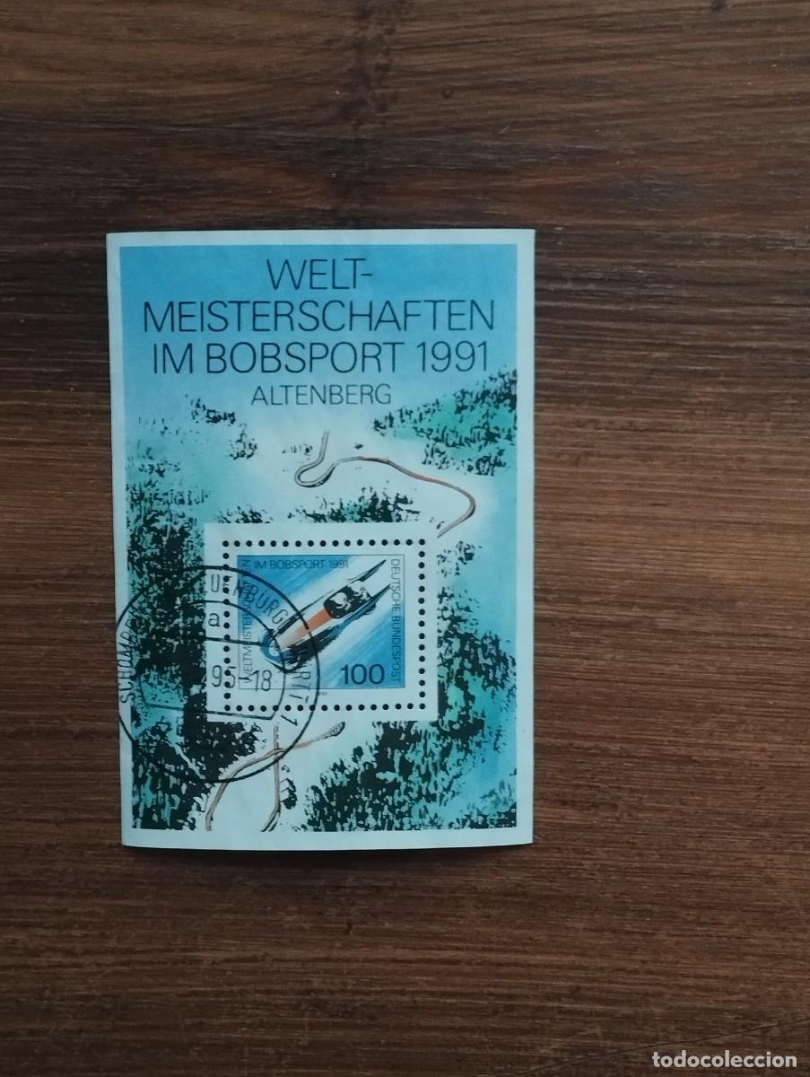 Sellos: Alemania Federal. 1991. Bloque en usado