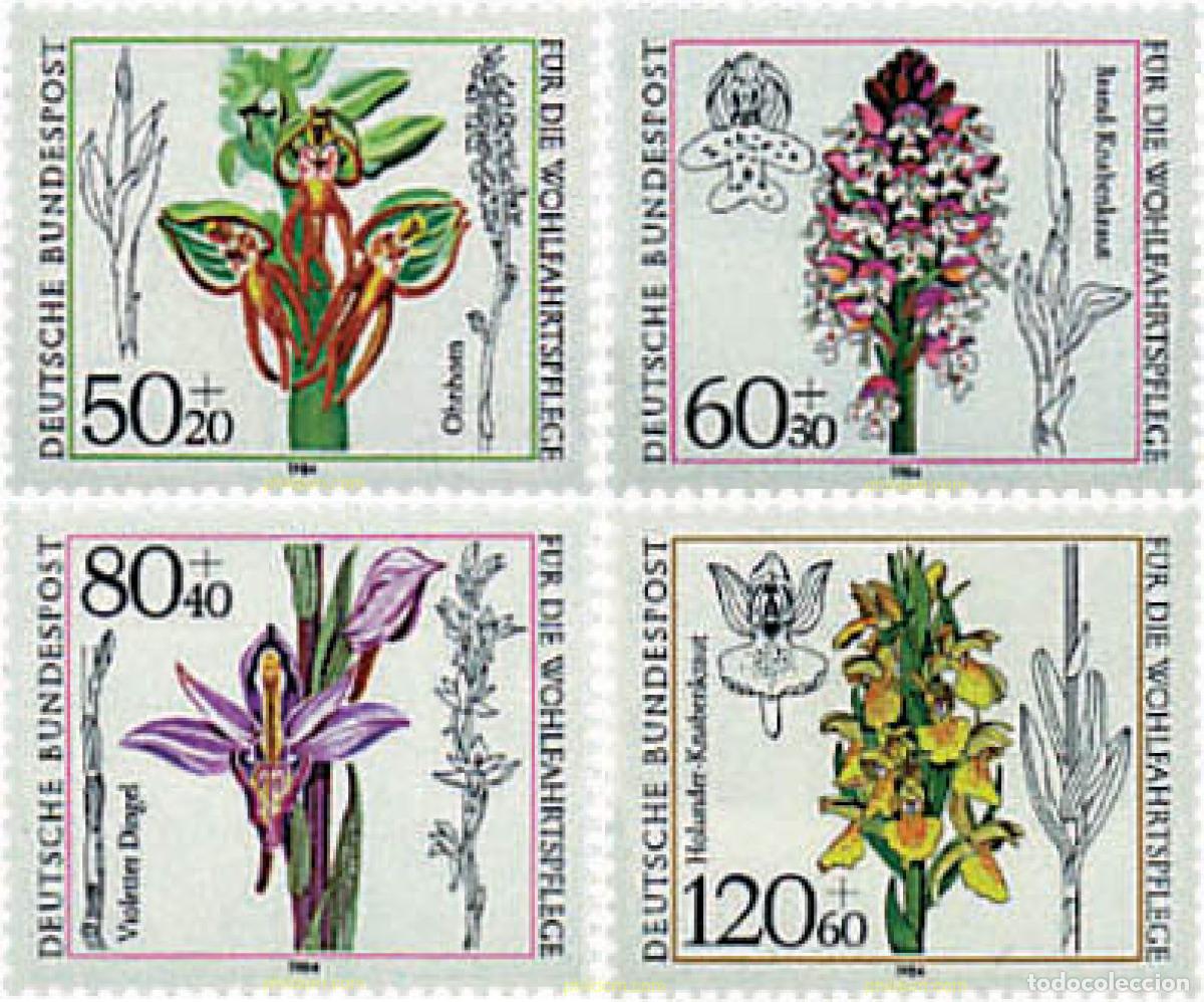 Sellos: 80307 MNH ALEMANIA FEDERAL 1984 ORQUIDEAS