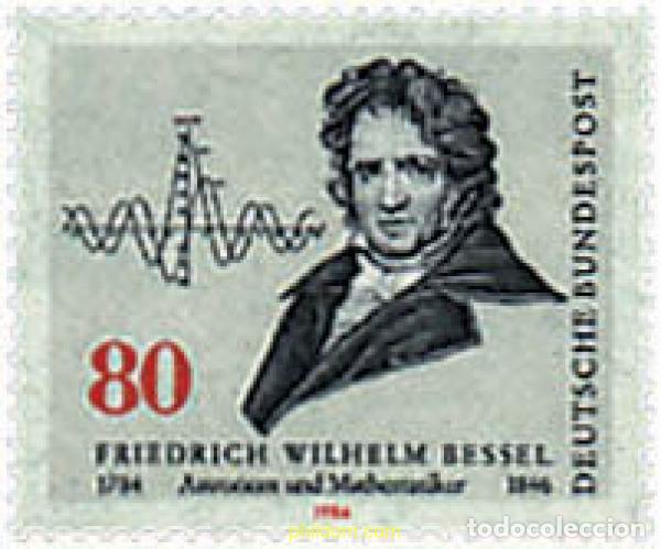 Sellos: 145591 MNH ALEMANIA FEDERAL 1984 200 ANIVERSARIO DEL NACIMIENTO DEL MATEMATICO FRIEDRICH WILHELM BE