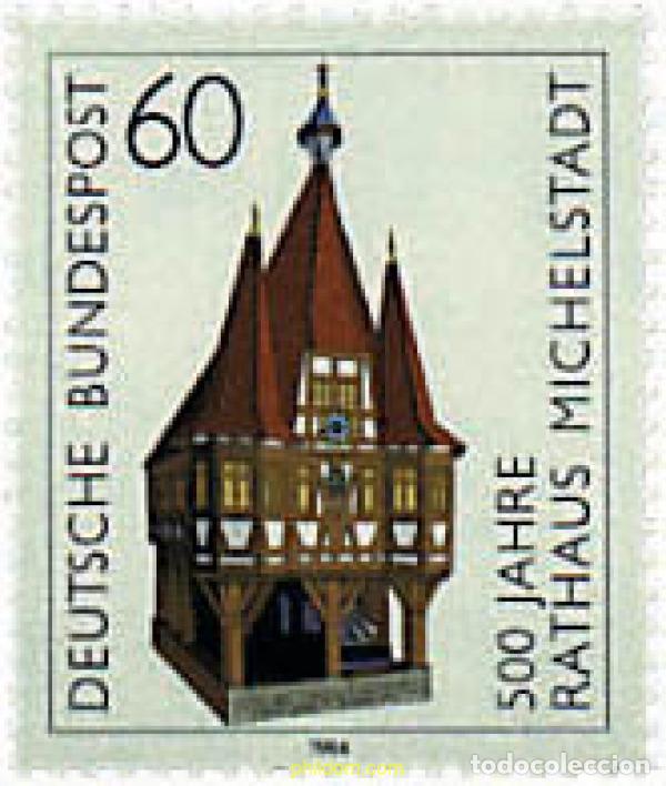 Sellos: 145582 MNH ALEMANIA FEDERAL 1984 500 ANIVERSARIO DEL AYUNTAMIENTO DE MICHELSTADT