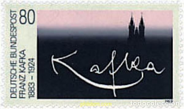 Sellos: 145544 MNH ALEMANIA FEDERAL 1983 CENTENARIO DEL NACIMIENTO DE FRANZ KAFKA