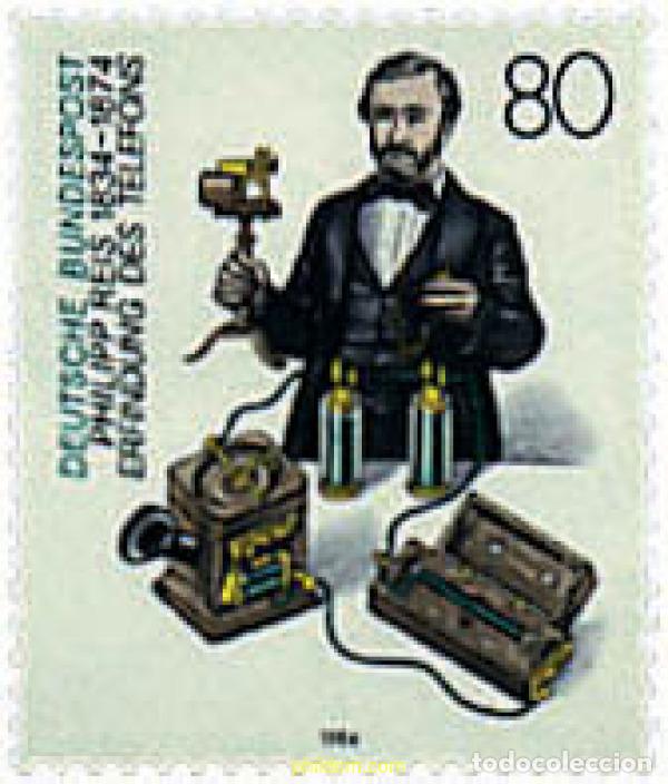 Sellos: 145581 MNH ALEMANIA FEDERAL 1984 150 ANIVERSARIO DEL NACIMIENTO DE PHILIPP REIS