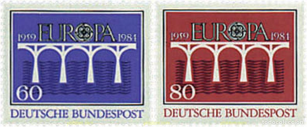 Sellos: 62551 MNH ALEMANIA FEDERAL 1984 EUROPA CEPT. 25 ANIVERSARIO DE LA CEPT
