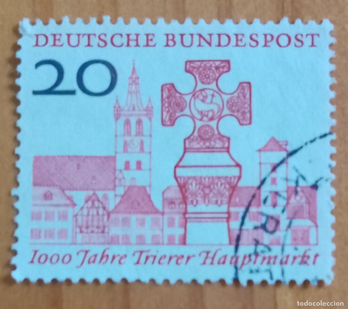 Sellos: ALEMANIA - V/F 10 - 1000 A&Ntilde;OS DEL MERCADO DE TRIERER