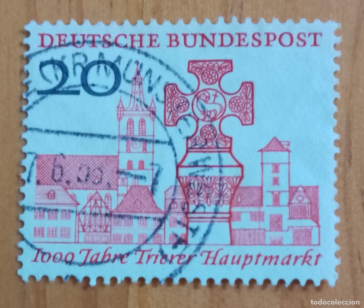 Sellos: ALEMANIA - V/F 10 - 1000 A&Ntilde;OS DEL MERCADO DE TRIERER