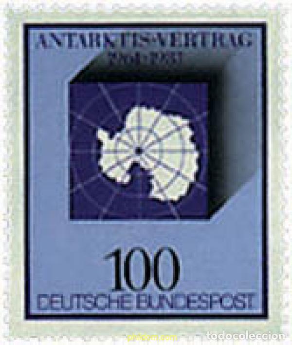 Sellos: 145484 MNH ALEMANIA FEDERAL 1981 20 ANIVERSARIO DEL TRATADO ANTARTICO