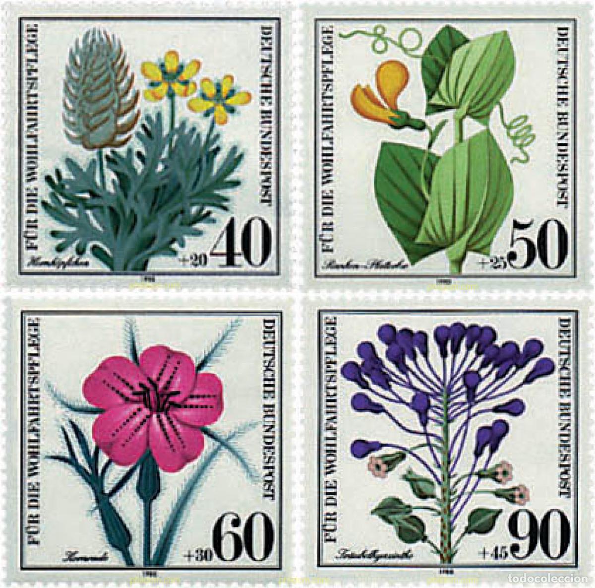 Sellos: 97951 MNH ALEMANIA FEDERAL 1980 FLORES SILVESTRES