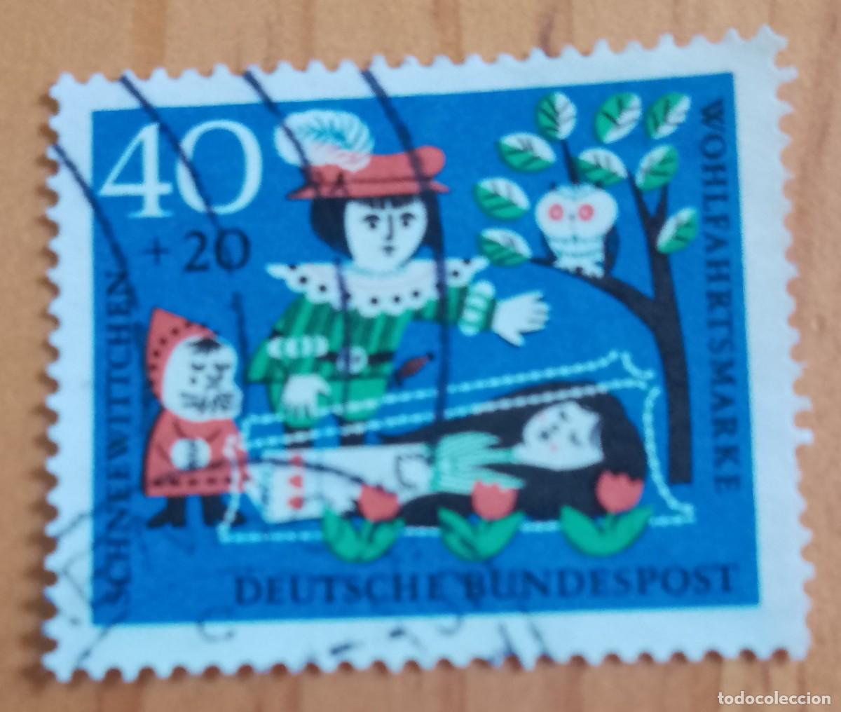 Sellos: ALEMANIA - V/F 40+ 20 - SELLO DE ASISTENCIA SOCIAL, BLANCANIEVES.