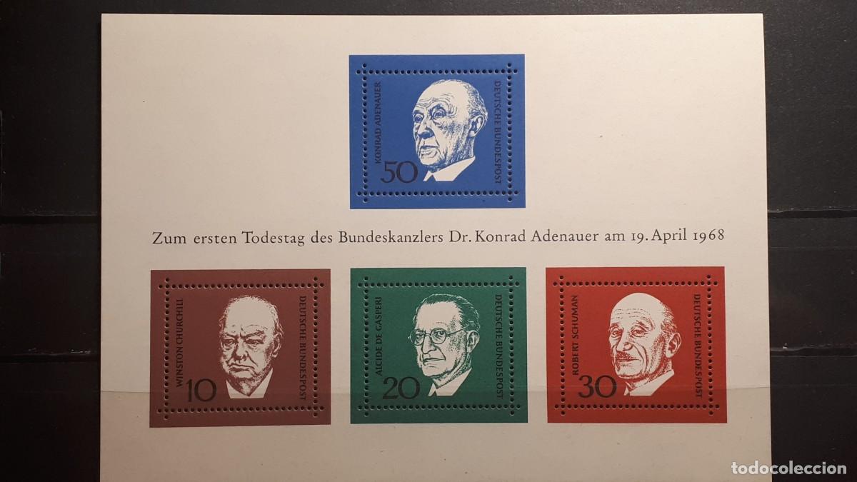 Sellos: ALEMANIA FEDERAL. A&Ntilde;O 1968. ** H.B. 3