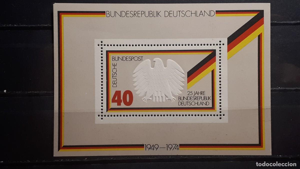 Sellos: ALEMANIA FEDERAL. A&Ntilde;O 1974. ** H.B. 9