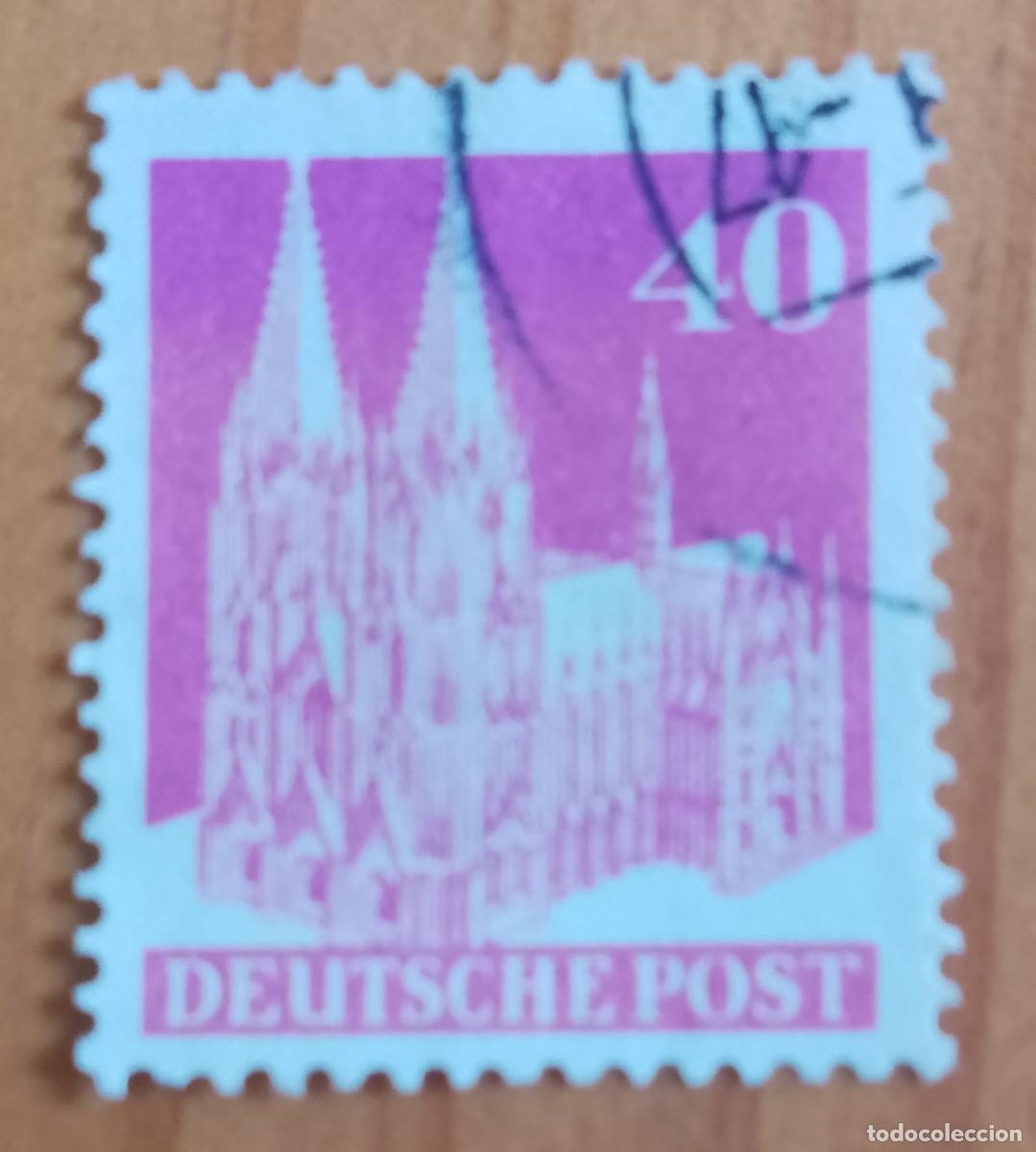 Sellos: ALEMANIA - V/F 40 - A&Ntilde;O 1948 - CATEDRAL COLONIA - ZONA ANGLOAMERICANA DE OCUPACI&Oacute;N