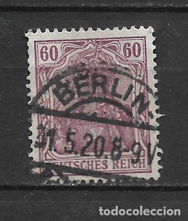 Sellos: alemania reich 1915 michel 92 II usado 2&euro; - 2/12