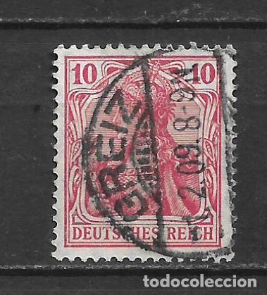 Sellos: alemania reich 1905 michel 86 I usado 2&euro; GREIZ - 2/12