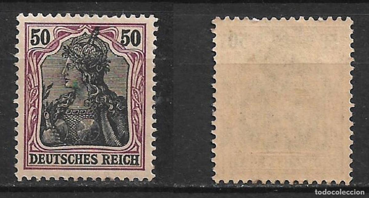 Sellos: alemania reich 1915 michel 91 II ** mnh 65&euro; - 18/21