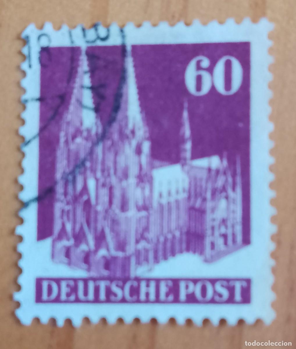 Selos: ALEMANIA - V/F 60 - A&Ntilde;O 1948 - CATEDRAL COLONIA - ZONA ANGLOAMERICANA DE OCUPACI&Oacute;N