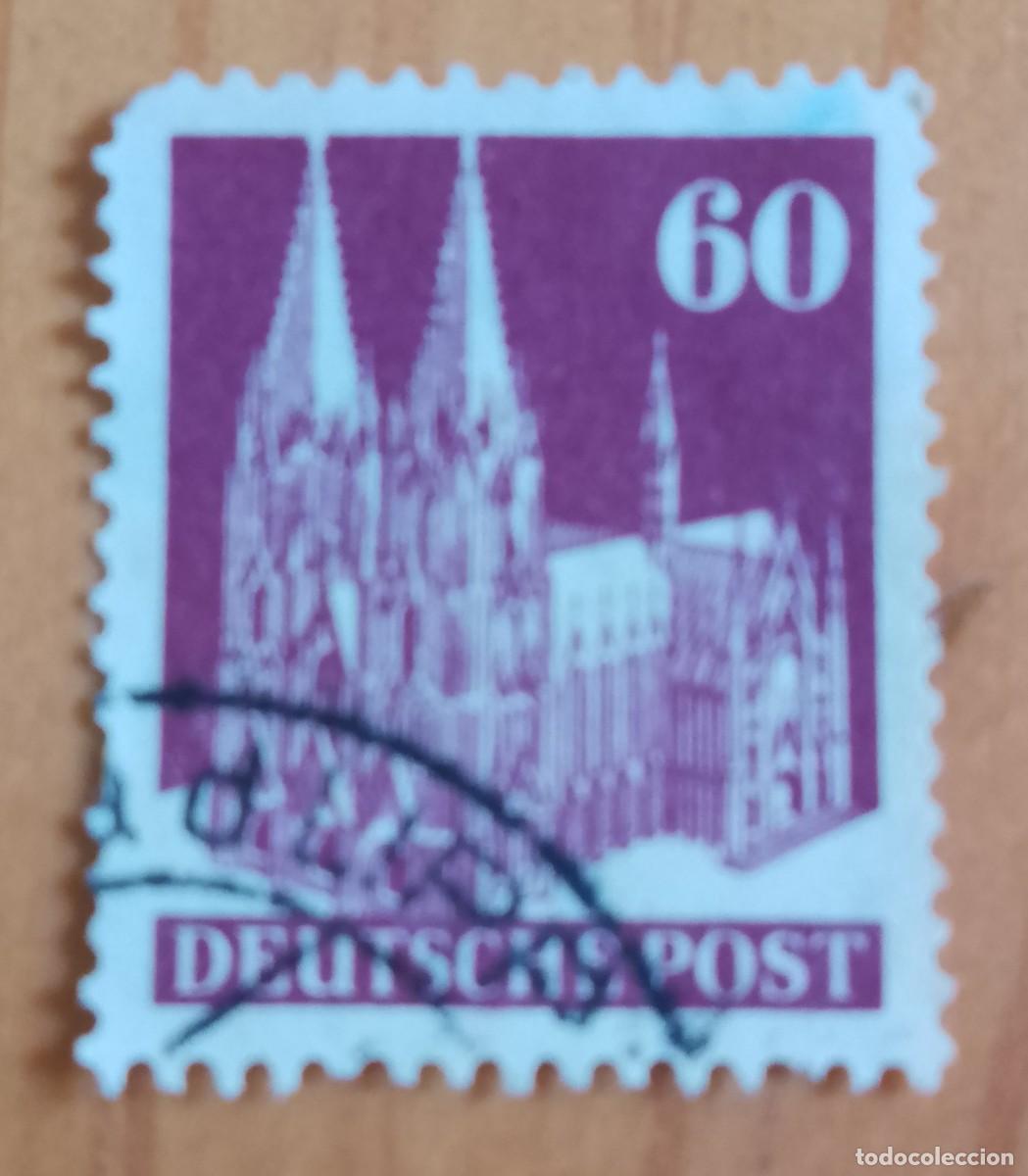 Selos: ALEMANIA - V/F 60 - A&Ntilde;O 1948 - CATEDRAL COLONIA - ZONA ANGLOAMERICANA DE OCUPACI&Oacute;N