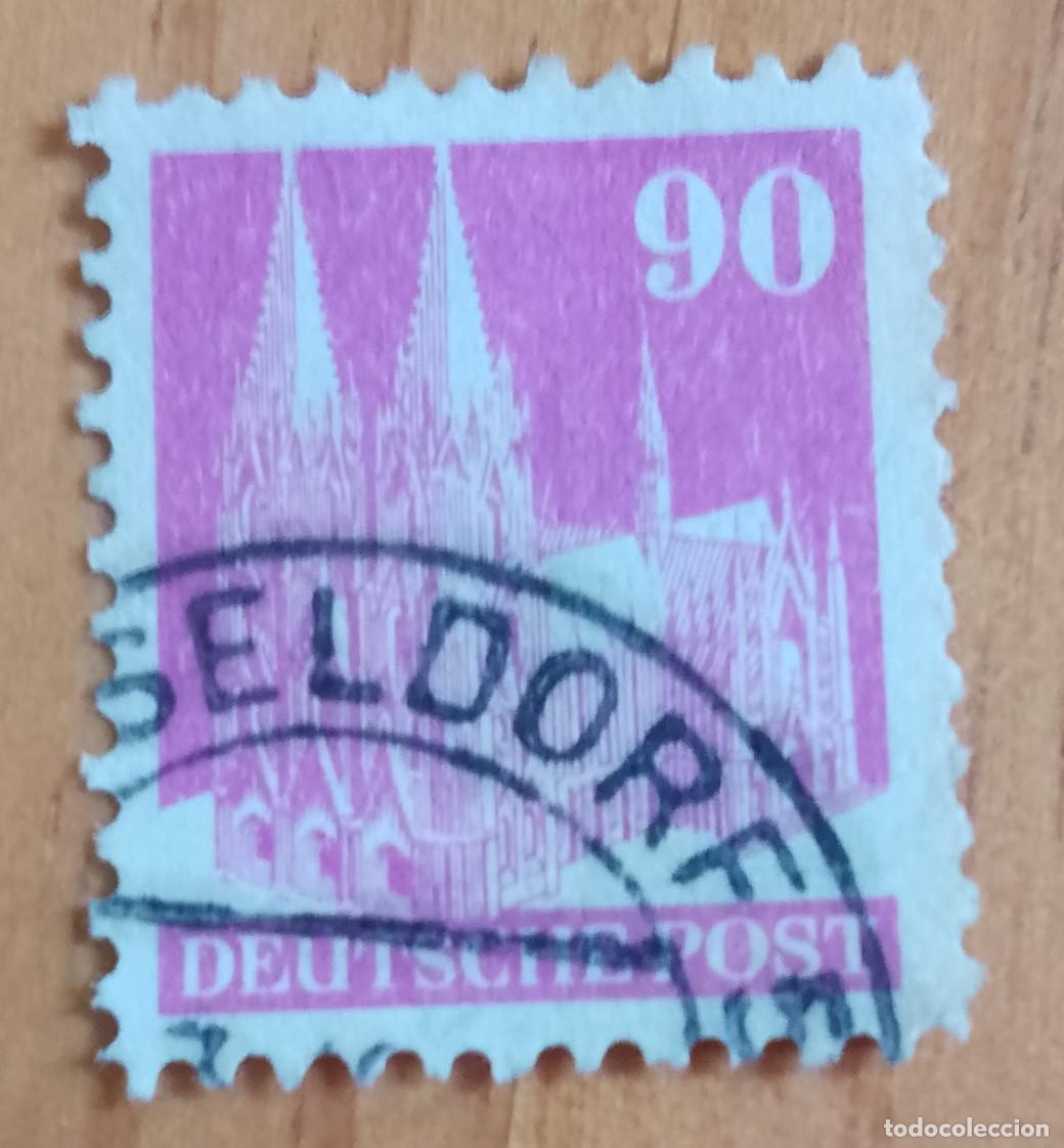 Sellos: ALEMANIA - V/F 90 - A&Ntilde;O 1948 - CATEDRAL COLONIA - ZONA ANGLOAMERICANA DE OCUPACI&Oacute;N