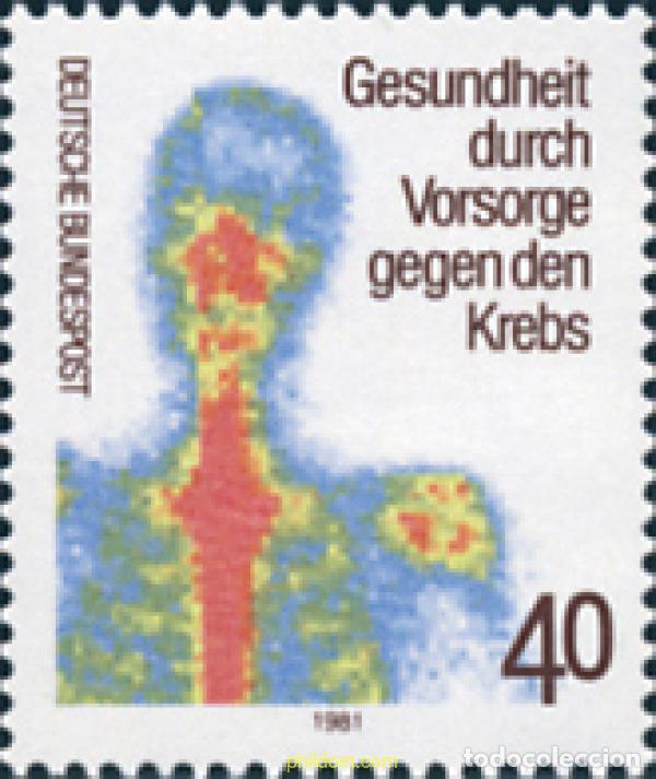 Sellos: 150278 MNH ALEMANIA FEDERAL 1981 LUCHA CONTRA EL CANCER