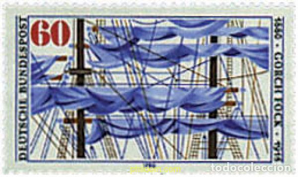 Sellos: 65000 MNH ALEMANIA FEDERAL 1980 CENTENARIO DEL NACIMIENTO DE GORCH FOCK (JOHANN KINAU)