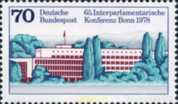 Sellos: 150272 MNH ALEMANIA FEDERAL 1978 CONFERENCIA INTERPARLAMENTARIA EN BONN