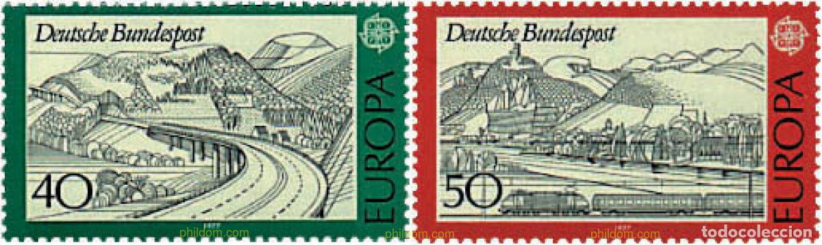 Sellos: 64961 MNH ALEMANIA FEDERAL 1977 EUROPA CEPT. PAISAJES