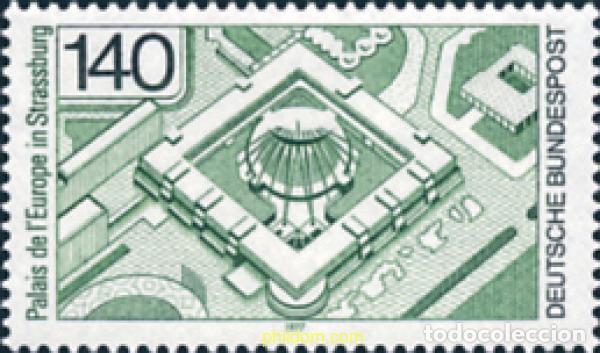 Sellos: 150252 MNH ALEMANIA FEDERAL 1977 INAUGURACION DEL PALACIO DEL CONSEJO DE EUROPA EN ESTRASBURGO