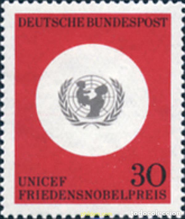 Sellos: 150122 MNH ALEMANIA FEDERAL 1966 PREMIO NOBEL DE LA PAZ