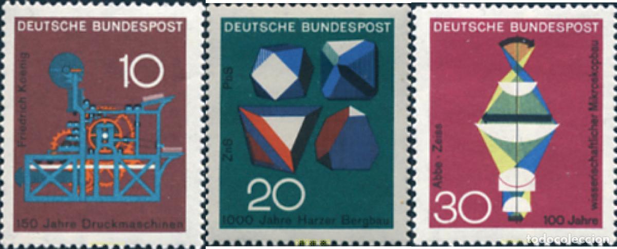 Sellos: 150130 MNH ALEMANIA FEDERAL 1968 CIENCIA Y TECNICA
