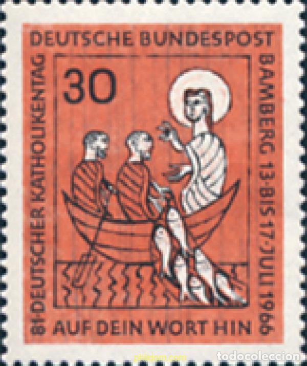 Sellos: 144309 MNH ALEMANIA FEDERAL 1966 81 JORNADA CATOLICA NACIONAL