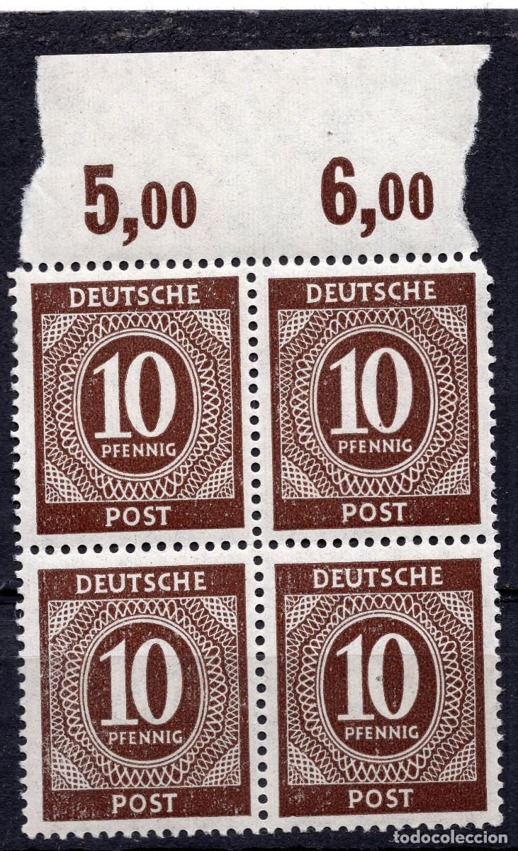 Sellos: ALEMANIA OCUPACION TRIZONA 1946 , MICHEL DE-TZ 918A