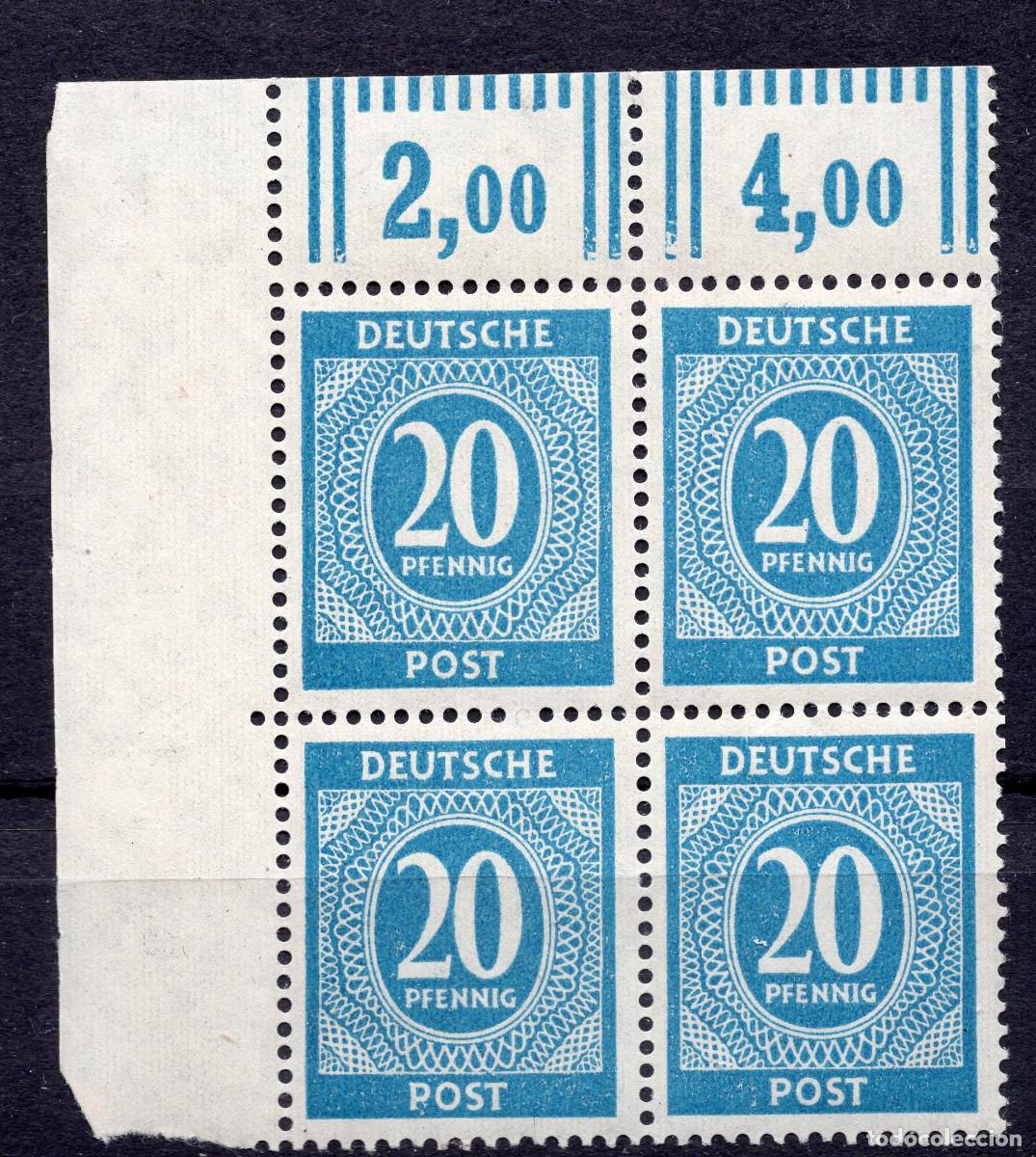 Sellos: ALEMANIA OCUPACION TRIZONA 1946 , MICHEL DE-TZ 924A