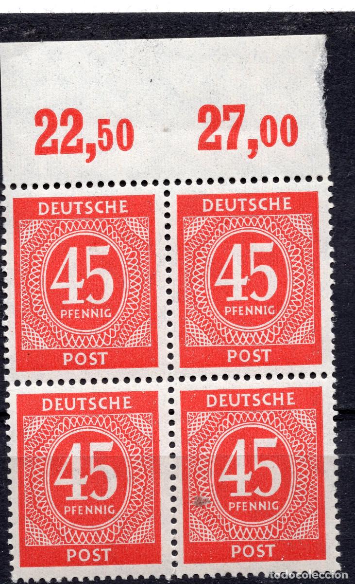 Sellos: ALEMANIA OCUPACION TRIZONA 1946 , MICHEL DE-TZ 931