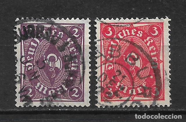 Sellos: alemania reich 1922 michel 224/225 usado 4&euro; - 2/17