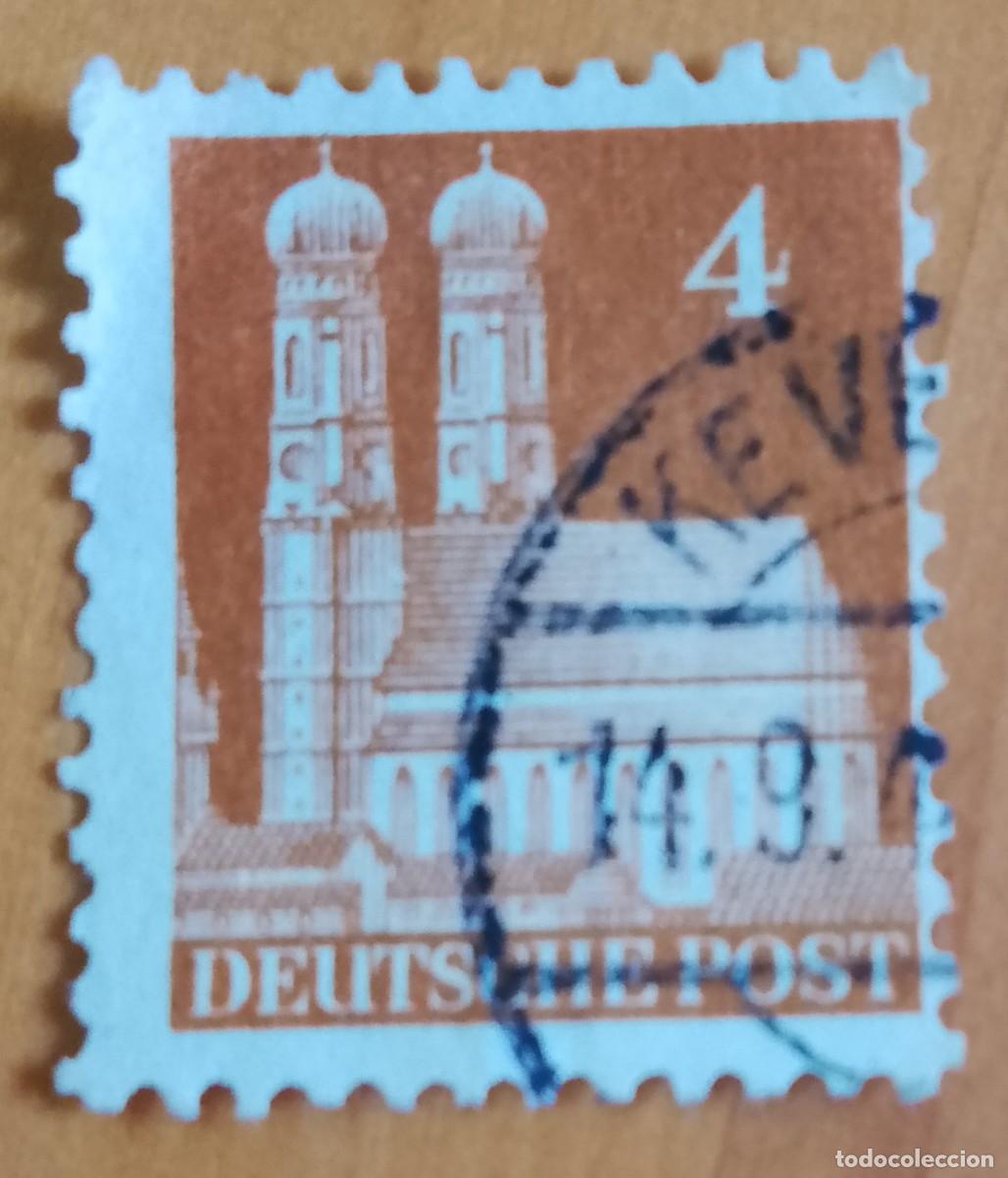 Sellos: ALEMANIA - V/F 4. - A&Ntilde;O 1948 - CATEDRAL DE FRAUENKIRCHE