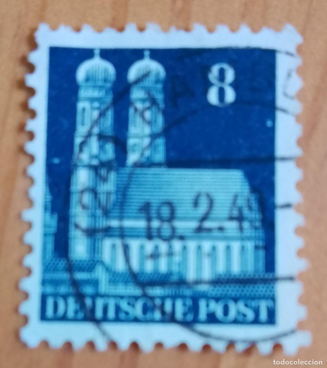 Sellos: ALEMANIA - V/F 68 - A&Ntilde;O 1948 - CATEDRAL DE FRAUENKIRCHE
