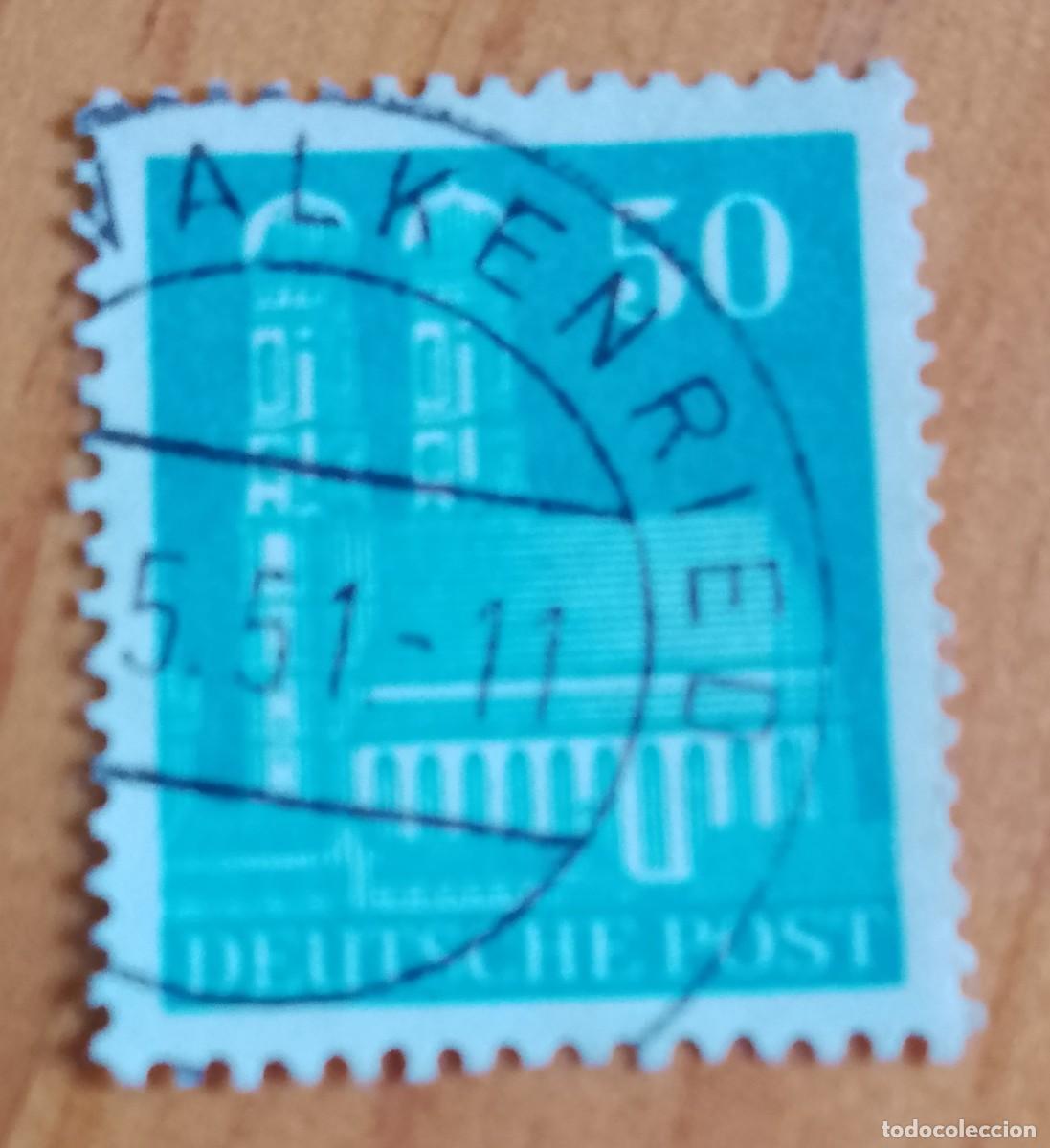 Sellos: ALEMANIA - V/F 50 - A&Ntilde;O 1948 - CATEDRAL DE FRAUENKIRCHE