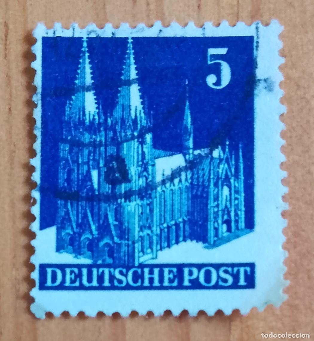 Sellos: ALEMANIA - V/F 5 - A&Ntilde;O 1954 - CATEDRAL DE COLONIA