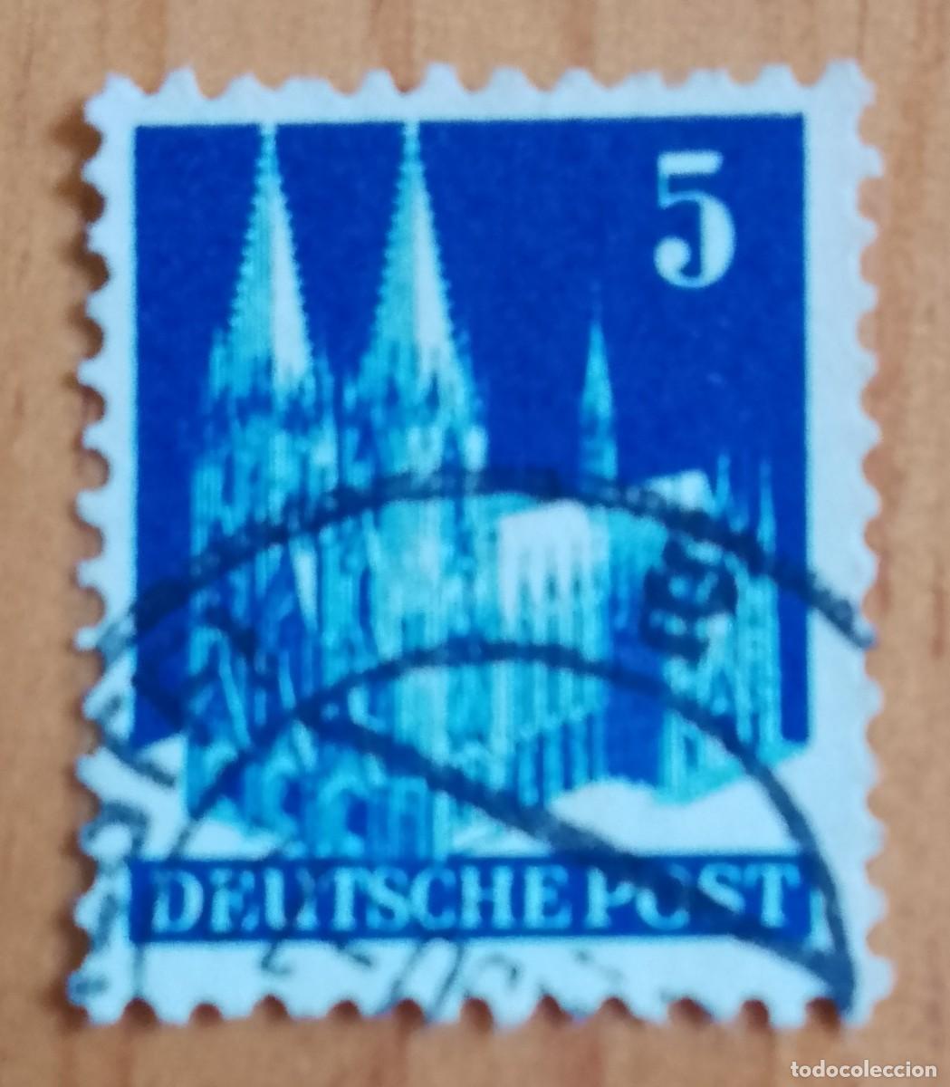 Sellos: ALEMANIA - V/F 5 - A&Ntilde;O 1954 - CATEDRAL DE COLONIA