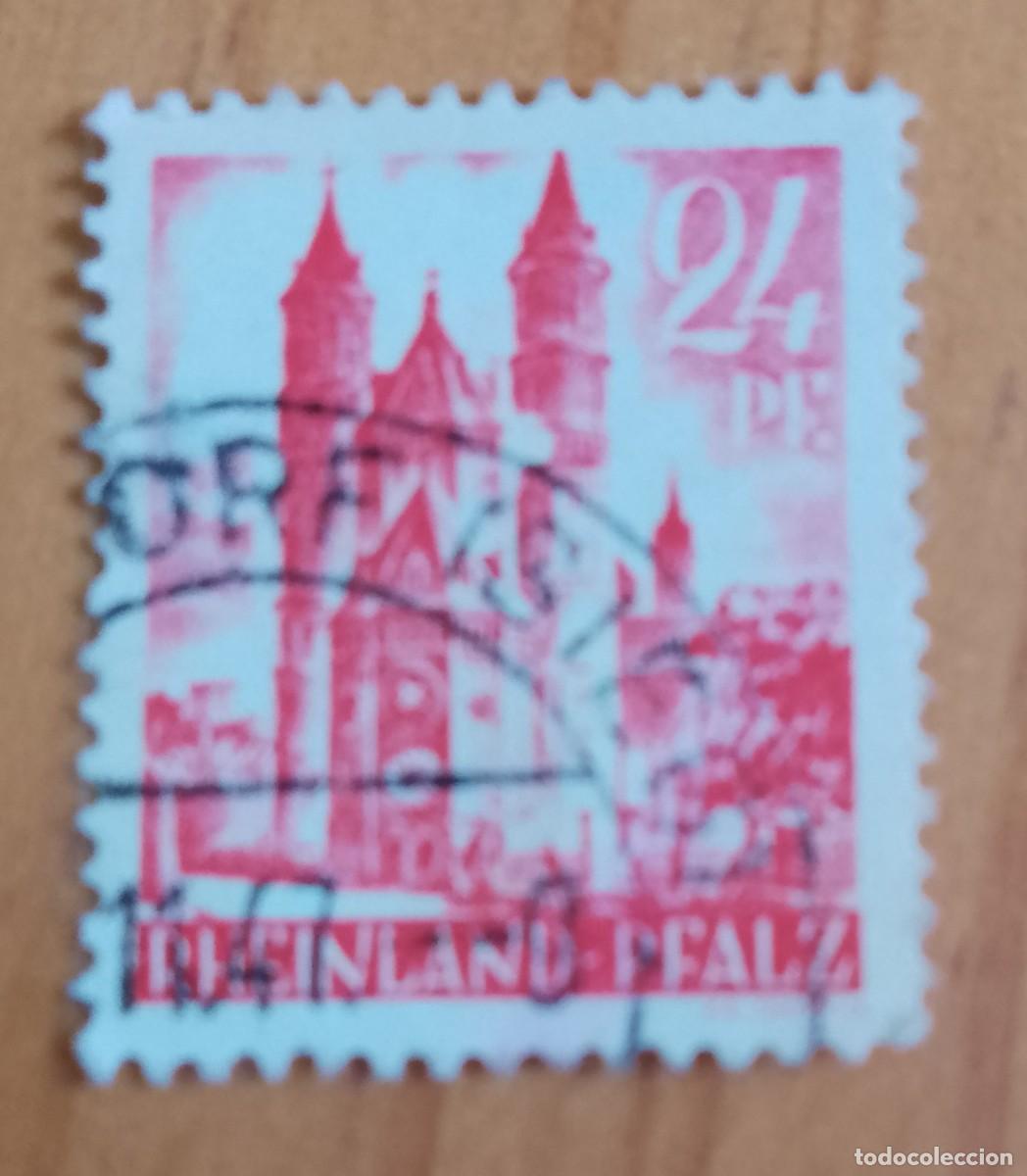 Sellos: ALEMANIA - V/F 24 PF. - ARQUITECTURA, RHEINLAND-PFALZ